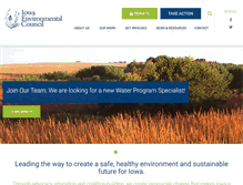 Tablet Screenshot of iaenvironment.org